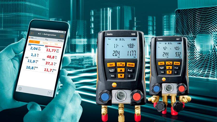 Mesure numérique du froid Testo